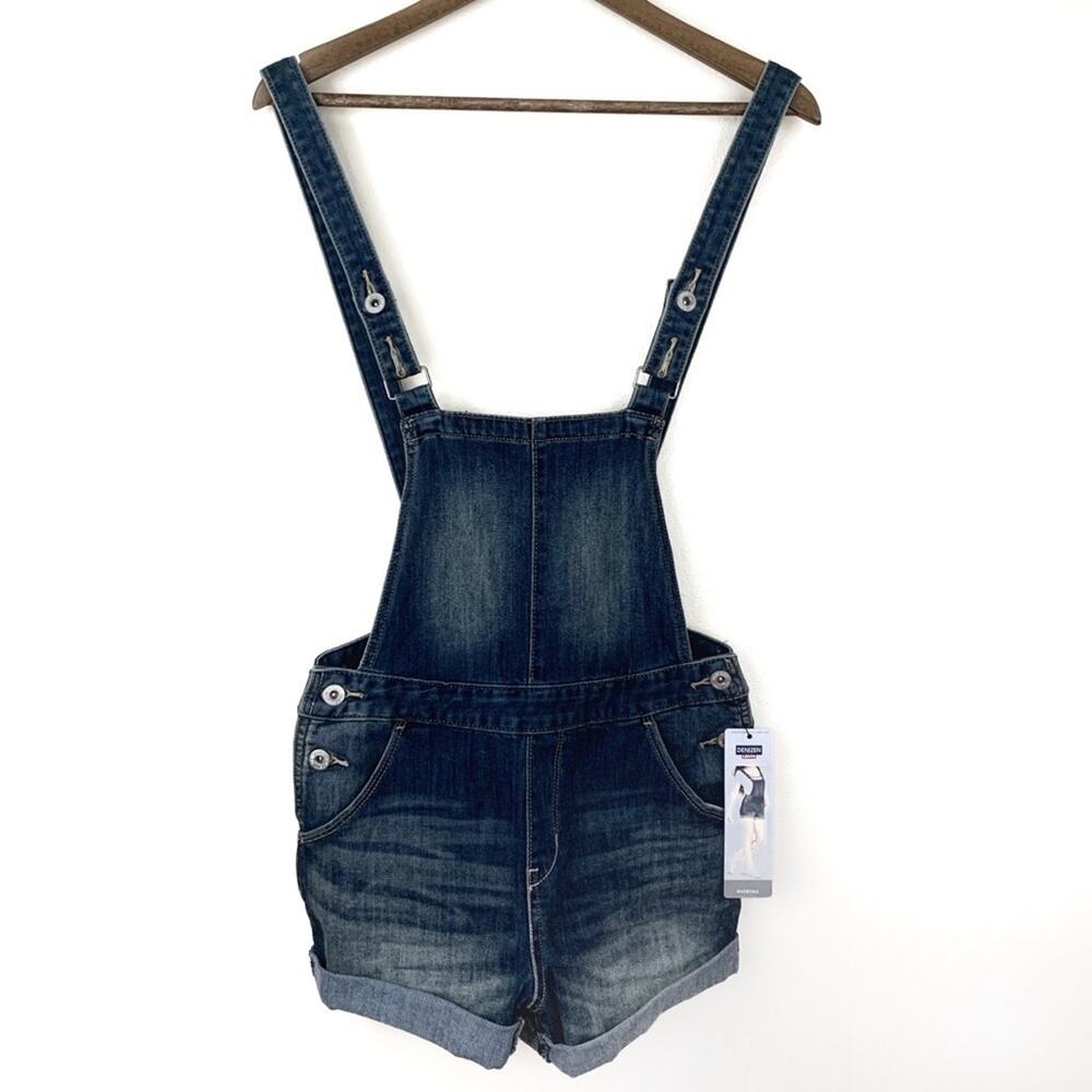 Denizen | Levi’s NWT Blue Denim Overall Shorts ( Shortalls ) Size XS